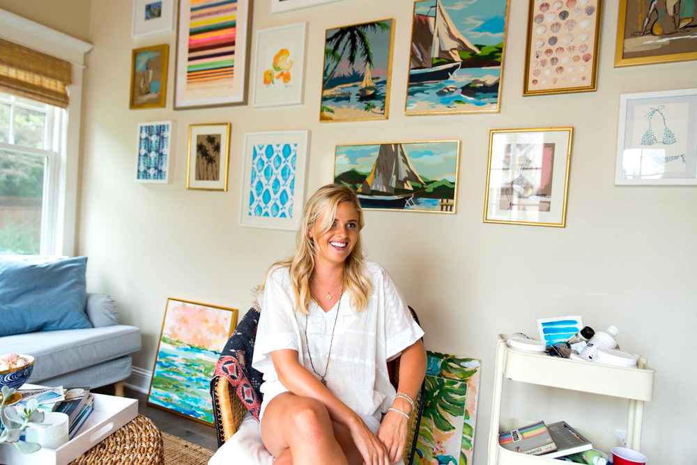 Milk and Honey Magazine interview with Lilly Pulitzer designer Abbey Holden on her artistic style, her faith, and her fitness routine/diet!