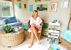 Milk and Honey Magazine interview with Lilly Pulitzer designer Abbey Holden on her artistic style, her faith, and her fitness routine/diet!