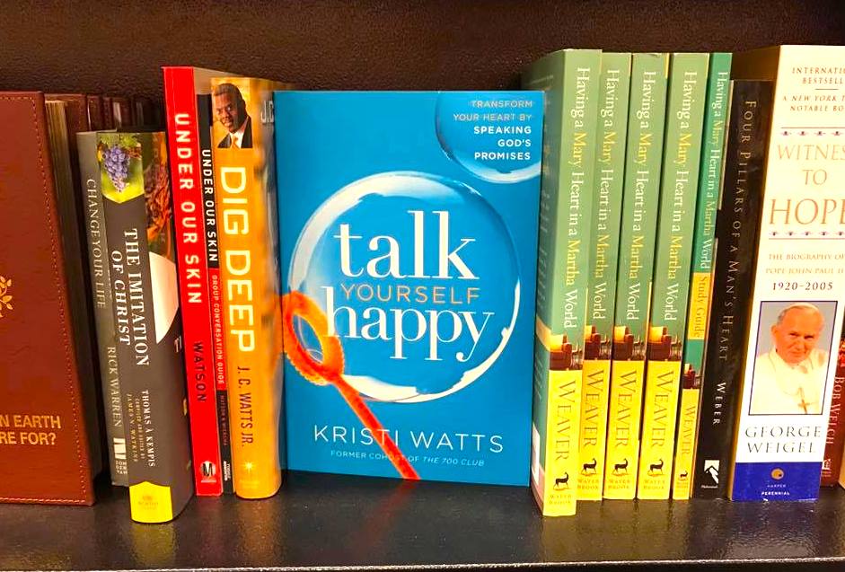 Milk and Honey Magazine interview with former 700 Club host Kristi Watts, author of new Christian book Talk Yourself Happy! The book discusses faith, hope, and love through Christ!